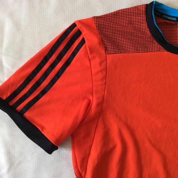 Men’s Adidas Climacool T-Shirt | Size Medium | Bright Orange - Picture 4 of 15